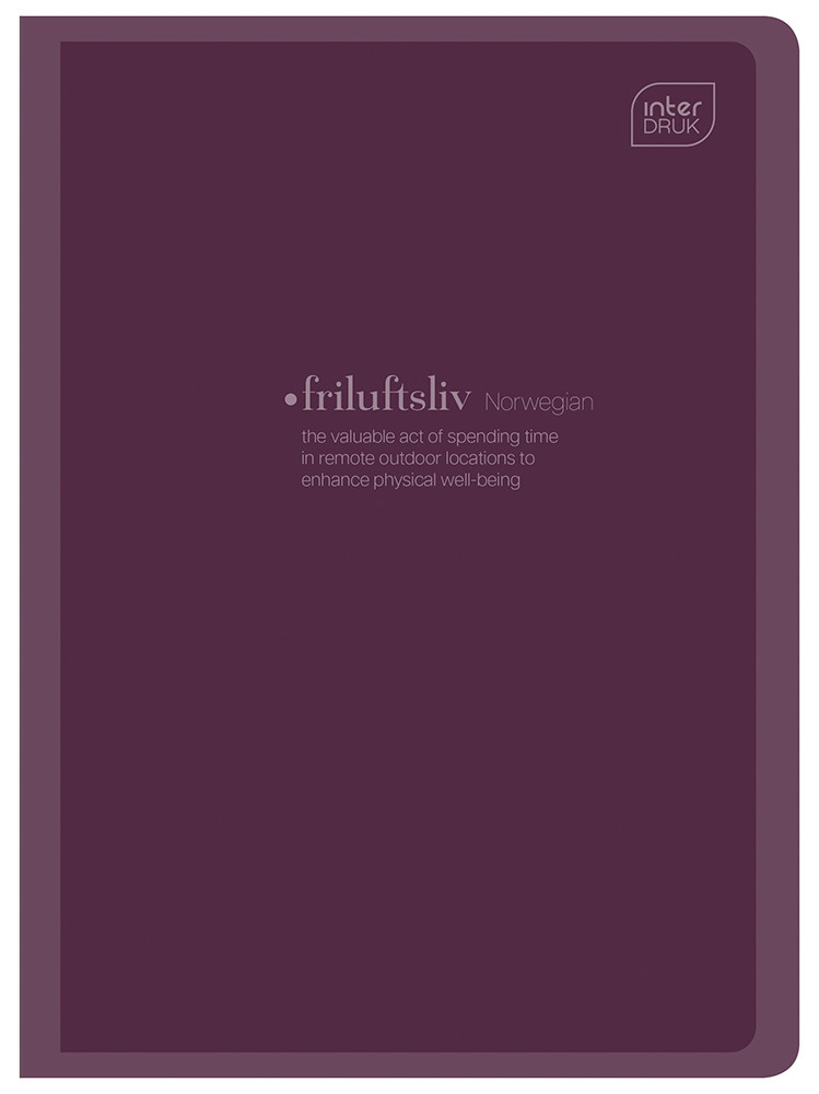 Zeszyt A5/60k linia  70g Hybrid Words Interdruk